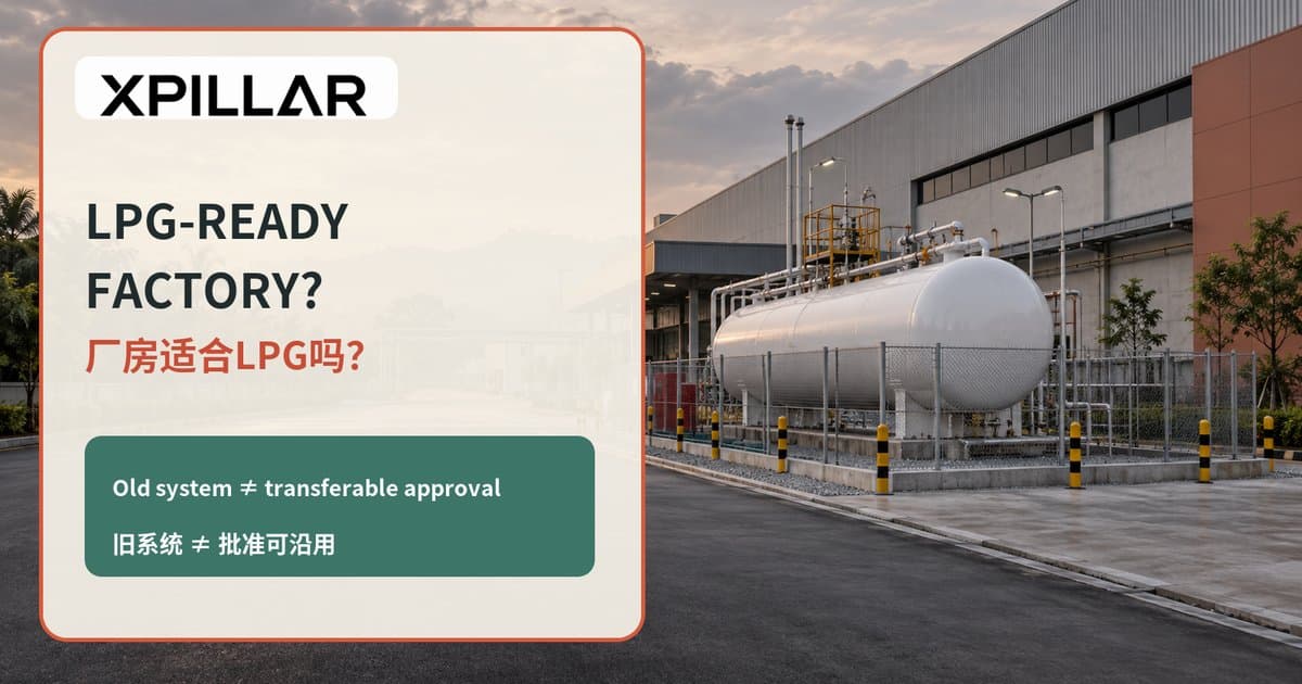 Can This Malaysian Factory Install and Use an LPG System? 12 Property, DOSH, Gas and Fire-Safety Checks Before Buying or Leasing | 这间马来西亚厂房能安装及使用LPG系统吗？购买或租赁前必须完成的12项物业、DOSH、燃气及消防检查
