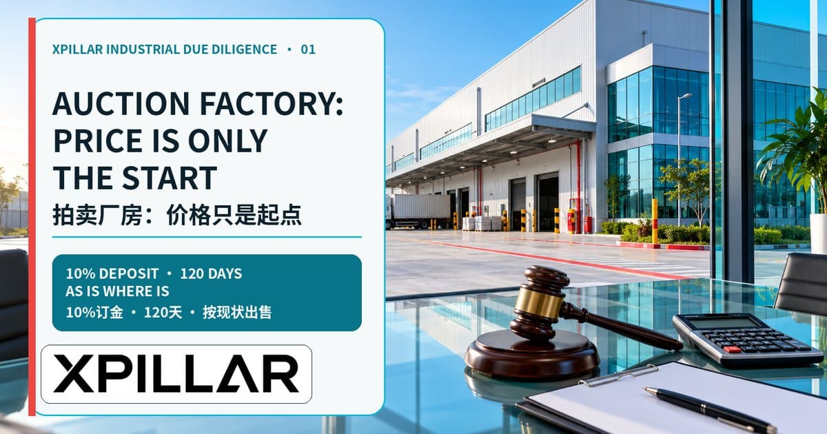 Buying a Malaysian Factory or Warehouse at Auction? 12 e-Lelong, Title, Occupancy, Financing and Handover Checks Before You Bid | 购买马来西亚拍卖厂房或仓库？竞标前必须完成的12项e-Lelong、地契、占用、融资及交接检查