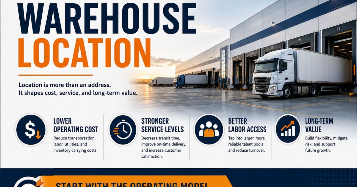 How to Evaluate Warehouse Location