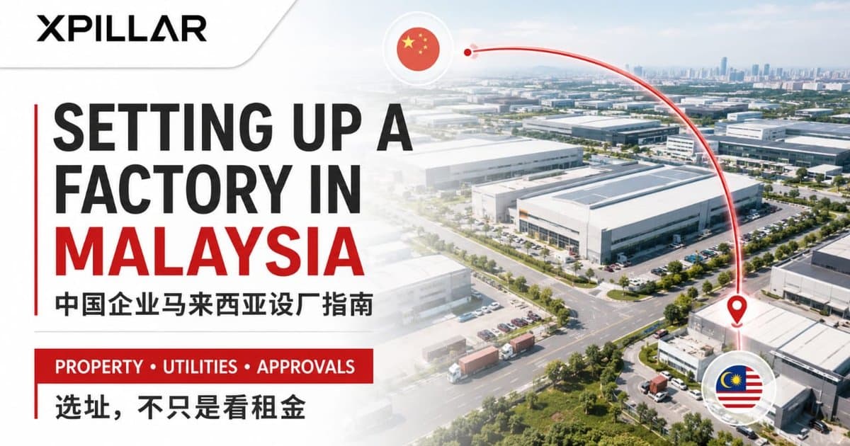 How Chinese Manufacturers Can Set Up a Factory in Malaysia: Property and Approval Checklist | 中国制造企业如何在马来西亚设厂:选址、厂房与审批清单