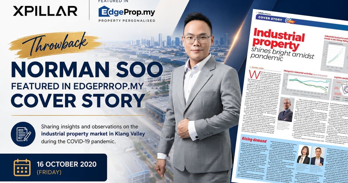 Throwback: Norman Soo Featured in EdgeProp.my Cover Story on Malaysia's Industrial Property Market