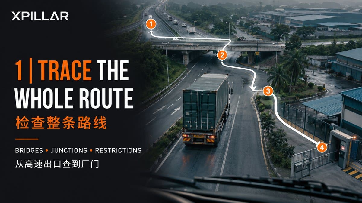 Trace the whole route